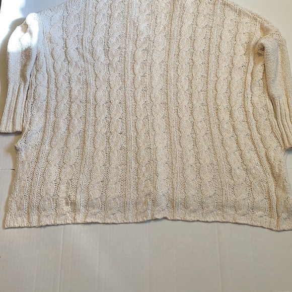 Free People Oversized Cream Sweater - Women’s Size XS - Picture 6 of 7